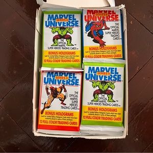 4 Packs of Marvel Universe Series 2 Cards